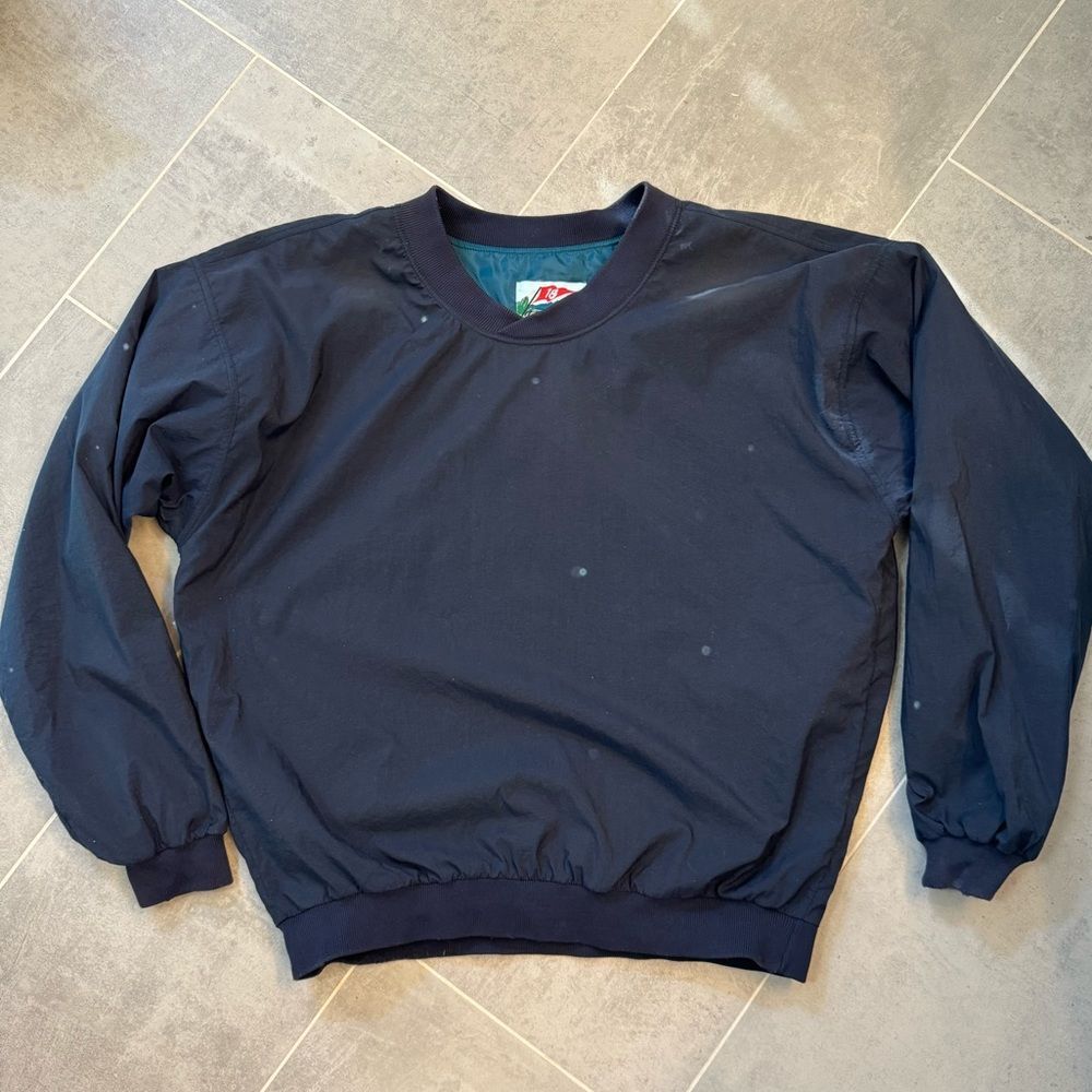 Headwind Sun Mountain Sports Vintage Navy Pullover Windbreaker - Large